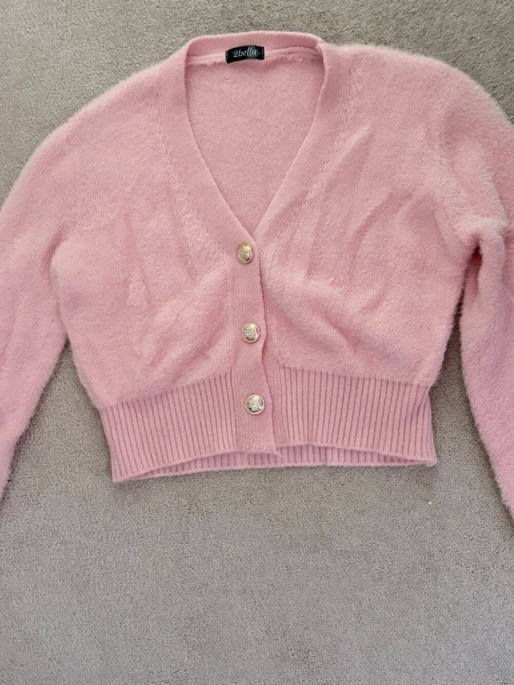 2Bella women's pink sweater size medium